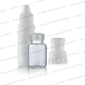 2ml 5ml 10ml mini Klare medizinische Injektion flasche Großhandel Kunststoff 2 In 1 Ampullen und Wasser pulver flaschen