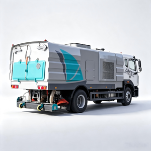 รถกวาดถนนอเนกประสงค์ Howo 14M3 รถล้างถนน รถทำความสะอาดถนน - Product Image 1