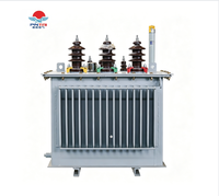 Livraison rapide, origine Chine, transformateur immergé dans l'huile, 3 phases, 110 kV, 200 kVA, enroulement en cuivre, S13, refroidissement ONAN, pour ferme éolienne