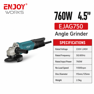 Amoladora Angular Eléctrica ENJOYWORKS <span class=keywords><strong>de</strong></span> <span class=keywords><strong>4.5</strong></span> Pulgadas y 760W, Máquina <span class=keywords><strong>de</strong></span> Corte <span class=keywords><strong>de</strong></span> 115MM <span class=keywords><strong>de</strong></span> Alta Calidad - Product Image 3