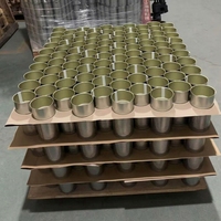 Prix de gros usine 250nl 300ml 400ml 500ml rond 3 pièces de qualité alimentaire vide étain thon poisson boeuf sardines viande boîte de conserve