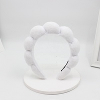 Bandeau éponge personnalisé pour le lavage du visage, le démaquillage et la douche, accessoire de spa facial