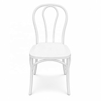 Chaise en plastique durable de style Thonet pour événements extérieurs, hôtels, restaurants, mariages et fêtes