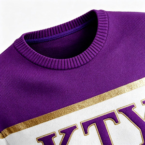 Maglione Casual da Uomo con Collo Tondo, Stile Fraternità Greca, Personalizzabile, Taglie Grandi, Produzione Diretta - Product Image 5