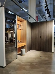 Thiết kế hiện đại freestanding tủ quần áo bằng gỗ kích thước tùy chỉnh nội thất phòng ngủ MDF cửa cho phòng khách hội thảo tủ quần áo lưu trữ - Product Image 2