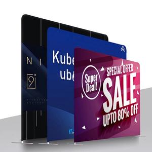 Venda de Fábrica: Cabine de Fotos Portátil Popular de 8 pés/10 pés com Suporte de Tecido Tensionado Personalizado e Fundo Reto Dobrável Tipo Capa de Almofada - Product Image 6