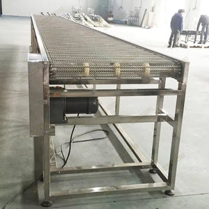 Chaîne en treillis métallique en acier inoxydable bande transporteuse à mailles enrobées de chocolat convoyeur à maillons de chaîne - Product Image 3