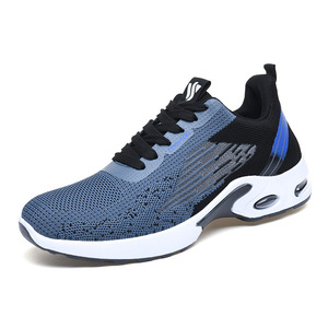 Scarpe da ginnastica da uomo transfrontaliere con punta rinforzata, suola in PVC morbido ammortizzante, sportive casual con chiusura <span class=keywords><strong>a</strong></span> lacci, traspiranti e ammortizzanti per la primavera - Product Image 6