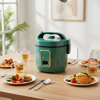 Vente directe usine – Nouvelle mini-cuiseuse à riz électrique avec boîtier en plastique isolant et fonction riz en pot – Idéale pour 2 personnes, petit cadeau