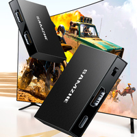 SAMZHE Répartiteur 4K/60Hz 1*2 HDR, Répartiteur Vidéo HD 1 Entrée 2 Sorties, Partage d'Écran Double pour Ordinateur Portable et Projecteur
