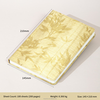 Carnet personnalisé en tissu brodé, carnet de mode, journal, bloc-notes pour le bureau et les affaires, en cadeau