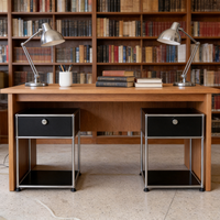 Meuble de rangement compact moderne en acier inoxydable, connectable, pour chambre et salle à manger, mini-unité de rangement pour cosmétiques à côté de la commode