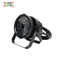 Projecteur LED XJ 18x12W étanche IP65 RGBL 4-en-1 pour éclairage de scène extérieur, équipement DJ professionnel, éclairage de discothèque et d'église