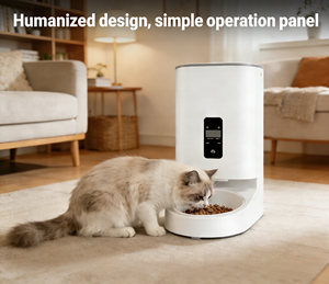 Tierbedarfsprodukte 4L Zeitgesteuerter Automatischer Hundefutterspender mit Getreideausgabe - Product Image 5