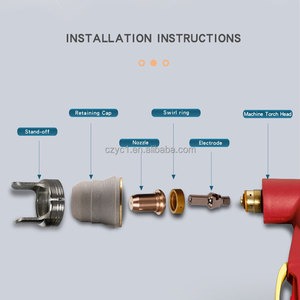 PT-60 tay Plasma ngọn đuốc đầu Kit sinh thái IPT-60 Chuyên Nghiệp Kim Loại cắt pt60a Plasma cắt ngọn đuốc 1 cái - Product Image 2