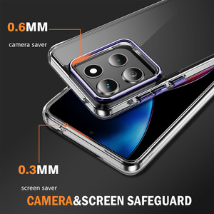 Coque de protection <span class=keywords><strong>transparente</strong></span> robuste en acrylique et TPU pour Motorola/Moto <span class=keywords><strong>G</strong></span> 5G 2025/2026 – Nouveau design – Vente en gros - Product Image 3