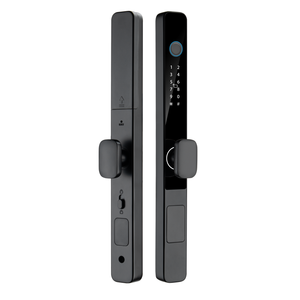 Qleung S608 <span class=keywords><strong>Support</strong></span> 9 Sprachen Smart Water proof Doolocks IC-Karte App <span class=keywords><strong>Control</strong></span> Finger abdruck Passwort Aluminium Türschloss - Product Image 4