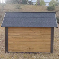 Hoge Kwaliteit Houten Outdoor Kattenopvang Grote Spar Hout Hondenkennel Hondenproducten Hondenhok