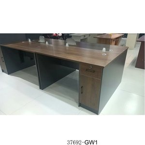 Escritorio de Oficina Moderno con Gabinete de Almacenamiento de Madera, Diseño Contemporáneo para Oficina en Casa, Independiente 37692-1207 - Product Image 5