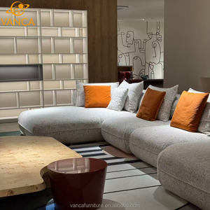 समकालीन न्यूनतम घर फर्नीचर 4 टुकड़े एल-आकार के अनुभागीय सोफे के साथ 4 टुकड़े एल-आकार के अनुभागीय सोफे - Product Image 2