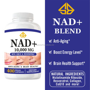 Suplemento de Resveratrol con Coenzima Q10 y NAD+ Liposomal para Aumentar los Niveles de NAD, Salud Antioxidante, 400 Cápsulas para Adultos - Product Image 3