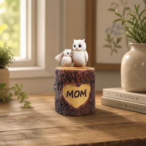 Portaplumas de Resina con Diseño de Búho Religioso, Linda Figura de <span class=keywords><strong>Mam</strong></span>á, Organizador de Escritorio, Decoración de Jardín, <span class=keywords><strong>Mini</strong></span> Maceta, Regalo para el Día de la Madre - Product Image 1