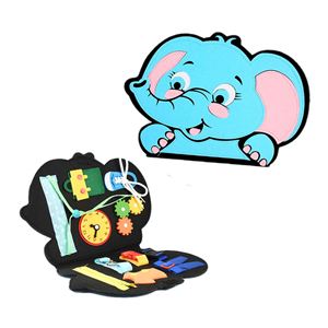 Tablero ocupado de fieltro plegable ecológico, tablero Montessori, juguetes educativos para niños pequeños, entrenamiento de habilidades sensoriales para juegos de viaje - Product Image 6