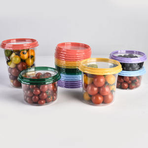 Direto da fábrica 8/12/16/24/32 Oz Vazamento Prova Clara Sobremesa Copo Redondo <span class=keywords><strong>Pet</strong></span> Plástico Descartável Alimentos Armazenamento Deli Recipiente - Product Image 4