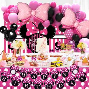 LEMON Pink <strong>Minnie</strong> <strong>Mouse</strong> Balloons Globos Backdrop Tablecloth <strong>Party</strong> Decorations <strong>Supplies</strong> Baby Shower Birthday Girl - Product Image 5