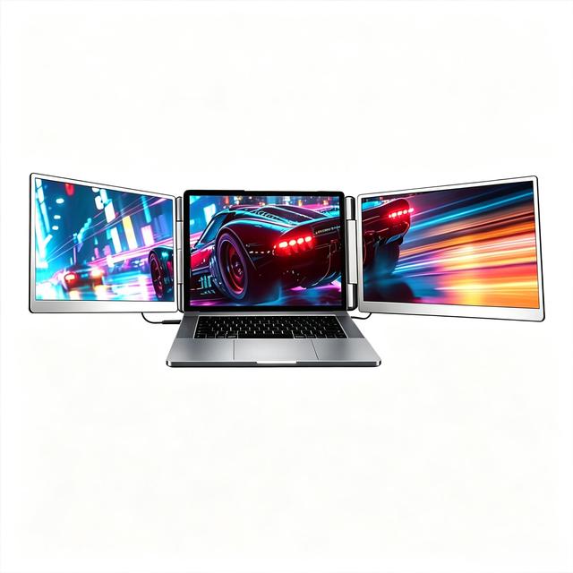 Factory Price S7 16 Inch Portable Monitor  FHD 1200P IPS Dual Triple Screen Extender Compatible with Mac & Windows 13-17" Laptop