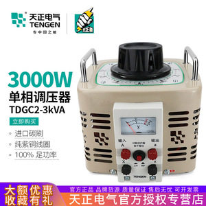 Régulateur de tension Tengen 200x230x200mm monophasé à sortie réglable, autotransformateur - Product Image 5