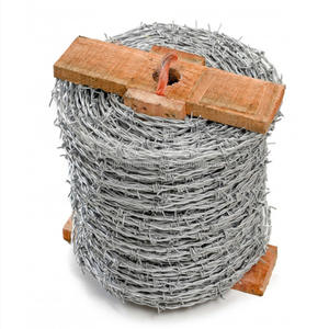 300mts 3 hebras de Calibre 12 14 alambre de puas De PVC Galvanizado Alambre de Hierro de Seguridad Ganadera para Patios - Product Image 4