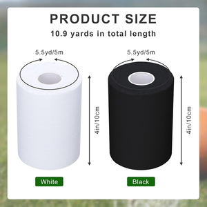 Cinta <span class=keywords><strong>de</strong></span> Césped Artificial con Logotipo Personalizado, Cinta Deportiva Extra Ancha <span class=keywords><strong>de</strong></span> 10 cm x 5 m, Impermeable, para Fútbol y Kinesiología - Product Image 2