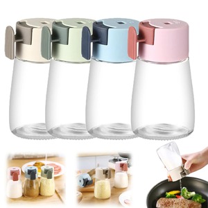 High Quality 100ml <b>Plastic</b> Seasoning <b>Bottle</b> Screw Cap 0.5g Ration Control Salt Kitchen Spice Container Herb Spice Tools - Product Image 1