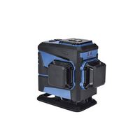 Niveau laser vert rotatif 4D à 360 degrés, 12 lignes, 16 faisceaux, outil de marquage professionnel pour la construction en extérieur, batterie au lithium