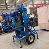 Petite machine de forage de puits d'eau électrique portable, équipement de forage de puits pour usage domestique et agricole