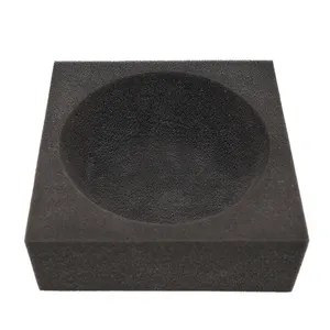 Black Square Shape Special Design Bowl Shape Protective Foam Insert Box Packaging EPE EVA PU Foam Customized