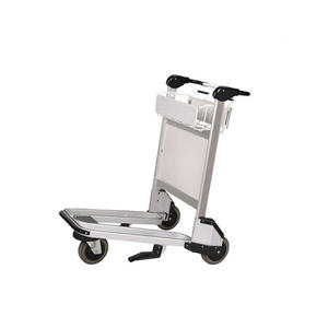 उच्च शक्ति <span class=keywords><strong>4</strong></span> पहियों हवाई अड्डे airside मुफ्त ड्यूटी दुकान हवाई अड्डे के लिए यात्री सामान ट्रॉलियों शॉपिंग ट्रॉली स्टेनलेस स्टील एक - Product Image 4