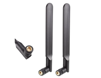 Antenne LTE 4G à bande complète avec connecteur SMA mâle, plage de fréquences 698 MHz~2700 MHz, antenne externe LTE 4G pour routeur ou caméra