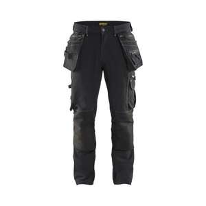 BLAKLADER - 199816449900D96 Craftsman <b>trousers</b> 4-way stretch X1900 <b>Black</b> - EAN 7330509657928 <b>WORK</b> <b>TROUSERS</b> <b>CARGO</b> <b>WORK</b> <b>TROUSERS</b> - Product Image 1