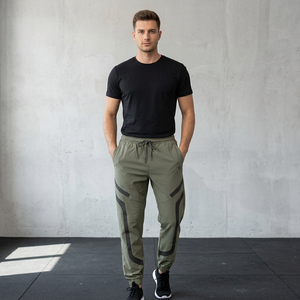 Hot Selling Lightweight Elastic Waist Men's Gym <b>Joggers</b> Sports Track Pant <b>Trouser</b> Casual Daily Wear Breathable Quick Dry High - Product Image 5