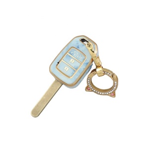 Para <span class=keywords><strong>Honda</strong></span> Fashion Soft TPU Key Case Skins Ajuste preciso Accesorios remotos para Accord Civic <span class=keywords><strong>LX</strong></span> Coches compatibles - Product Image 1