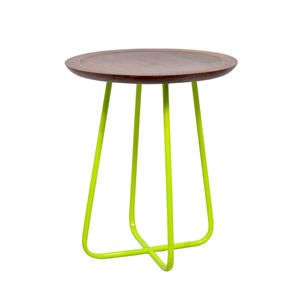 Mesa de centro de metal redonda moderna de diseño personalizado, muebles de sala de estar elegantes con orientación para uso doméstico - Product Image 1