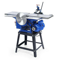 Raboteuse multifonctionnelle, table de rabotage, table de sciage, machine à raboter électrique robuste pour le travail du bois