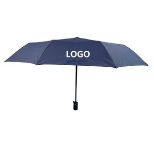 Parapluie publicitaire personnalisé à 8 baleines, anti-UV, entièrement automatique, pliable en 3 sections, grand format - Product Image 1