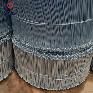 Fil <span class=keywords><strong>de</strong></span> ligature galvanisé personnalisé à double boucle, attaches souples pour barres d'armature, fil <span class=keywords><strong>de</strong></span> ligature pour jardin - Product Image 1
