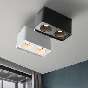 Plafonnier <span class=keywords><strong>LED</strong></span> encastré réglable, nouveau, pour salon, 14w 20w, carré - Product Image 1