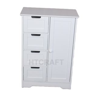 Personalizar venta al por mayor E1 MDF <span class=keywords><strong>blanco</strong></span> ahorro <span class=keywords><strong>de</strong></span> espacio muebles para el hogar pecho con cuatro pequeños cajones gabinete <span class=keywords><strong>de</strong></span> almacenamiento - Product Image 2