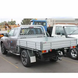 2024 새로운 lamax 도매 알루미늄 픽업 트럭 캠핑카 택시 Ute 캐노피 트레이 도구 상자 픽업 트럭 트레이 및 도구 상자 UTE 금속 트레이