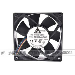 เดลต้า AFB1248EHE PM10 พัดลมไร้แปรงถ่าน DC 12038 RPM 48V 0.60A ระบบระบายความร้อนแบบแร็ค - Product Image 1